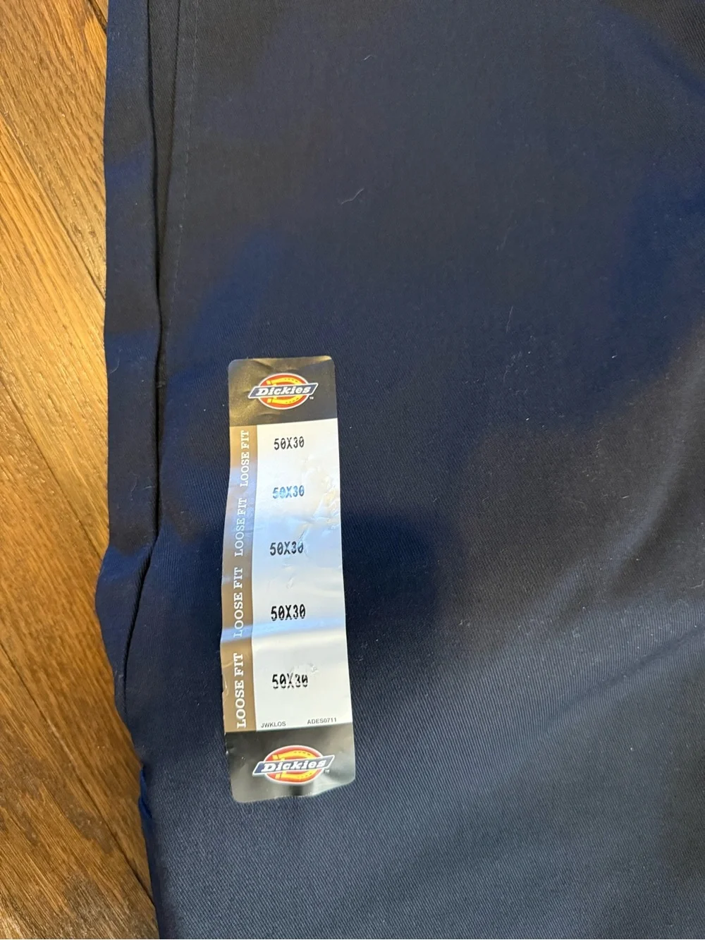 Dickies Double Knee Work Pants in Navy Blue NWT 50x30 - Picture 3 of 5